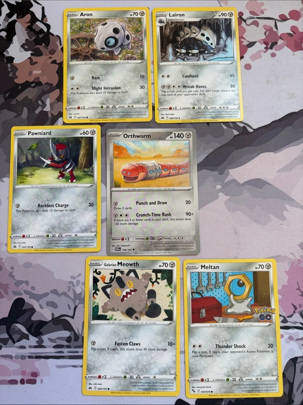 🛡️ Armored Pokémon Card Lot | Aron Lairon Pawniard Meltan ✨5/$25✨